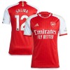 Maillot de Supporter Arsenal 2023-24 Saliba 12 Domicile Pour Homme